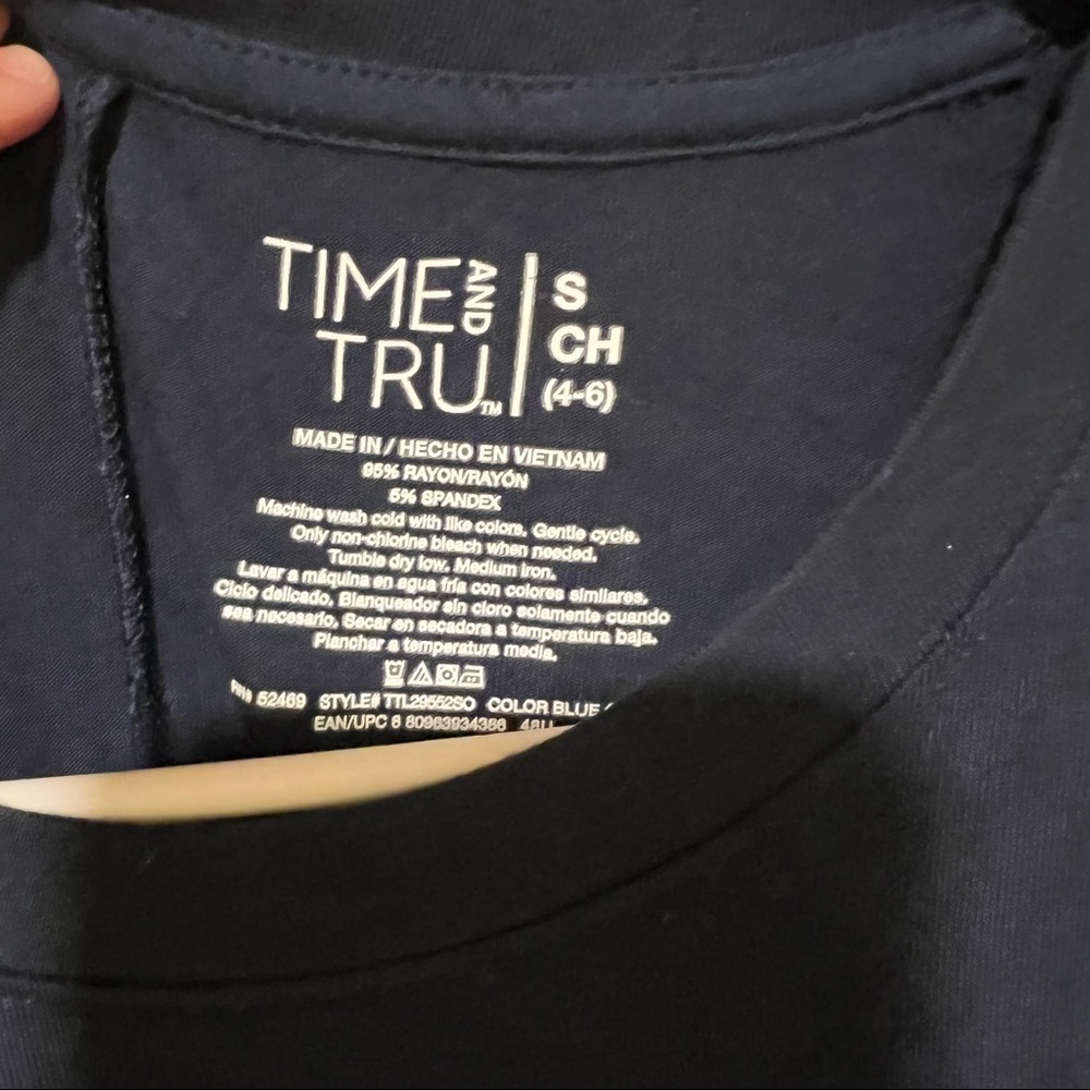 Time and Tru Navy dress - 3/$20 or 4/$25 - Picture 3 of 3